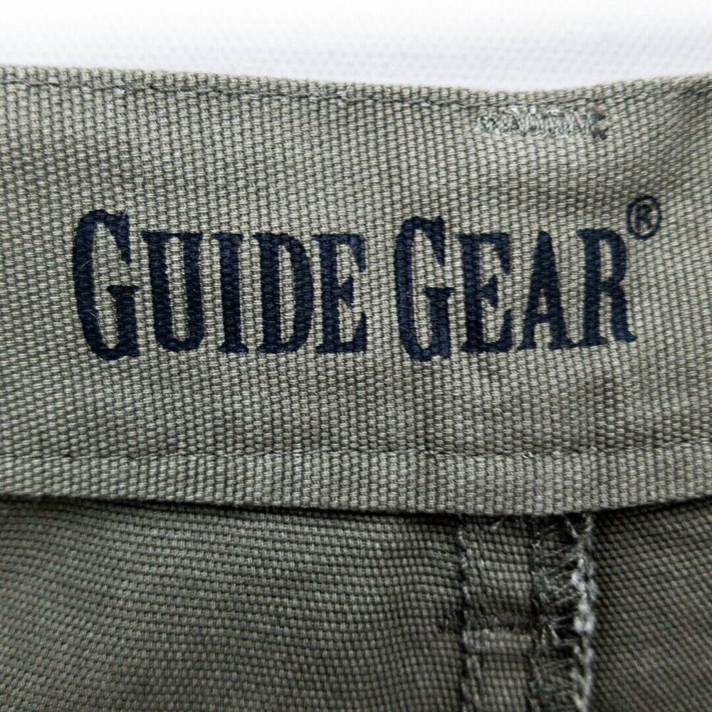 Men’s Jeans 44x32 Green Twill NWT Heavy Cotton Canvas Workwear Outdoor GuideGear - Picture 3 of 14